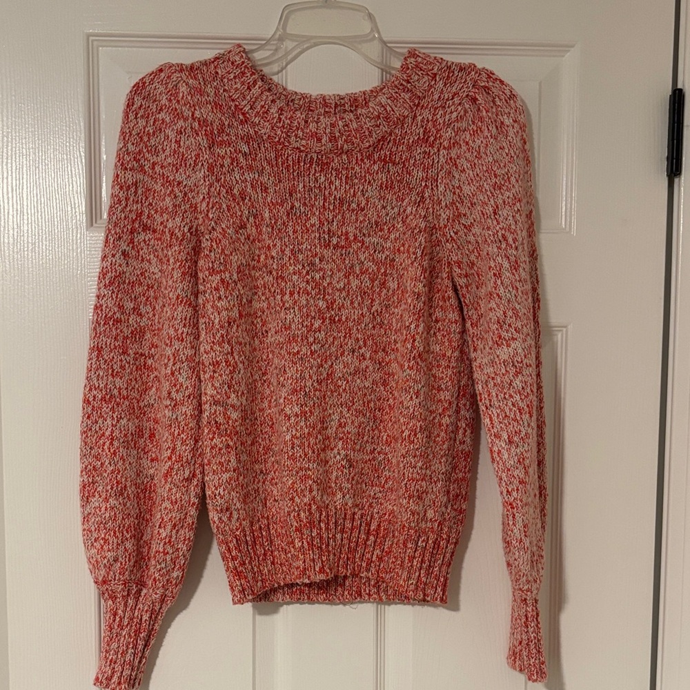 Aqua brand Women's Red Knit Sweater
